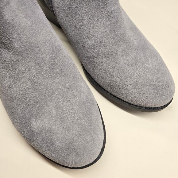 Vionic Roseland Size 10 W Slate Gray Water-Repellent Suede Chelsea Ankle Boot - Picture 4 of 11